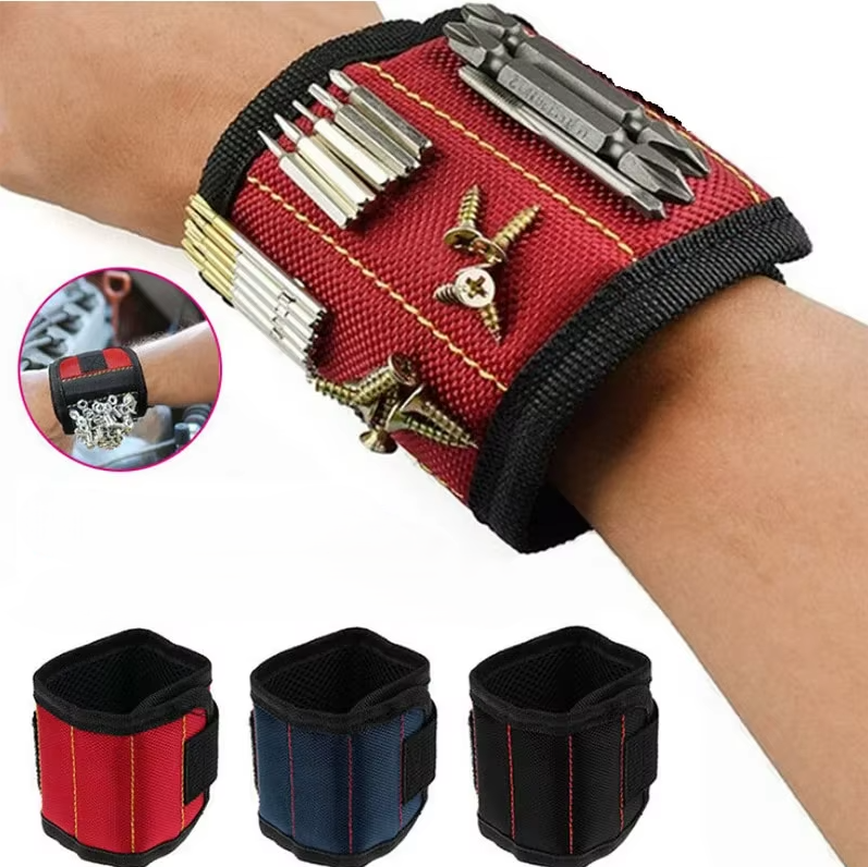 Pulseira magnética para segurar parafusos e brocas