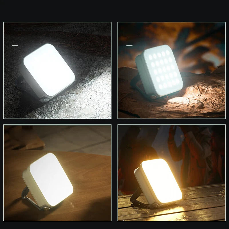 luz para acampamento impermeável e recarregável